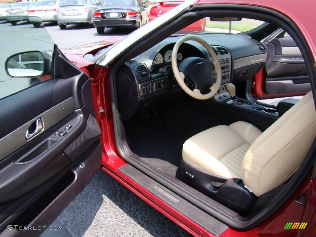 Light Sand Interior 2004 Ford Thunderbird Deluxe Roadster Photo #51960497