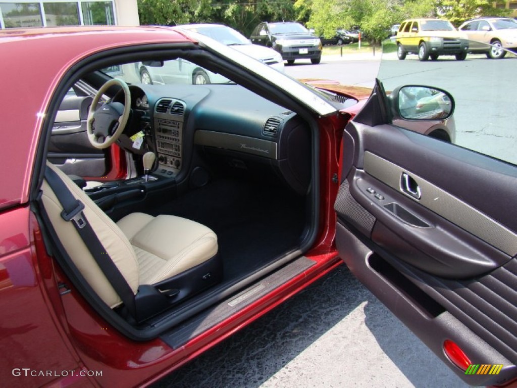 Light Sand Interior 2004 Ford Thunderbird Deluxe Roadster Photo #51960560