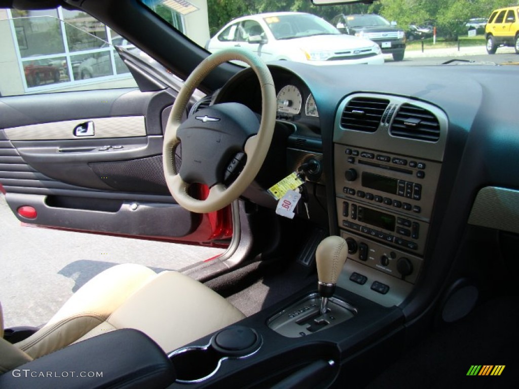 Light Sand Interior 2004 Ford Thunderbird Deluxe Roadster Photo #51960614