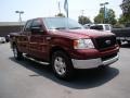 2004 Dark Toreador Red Metallic Ford F150 XLT SuperCab  photo #4