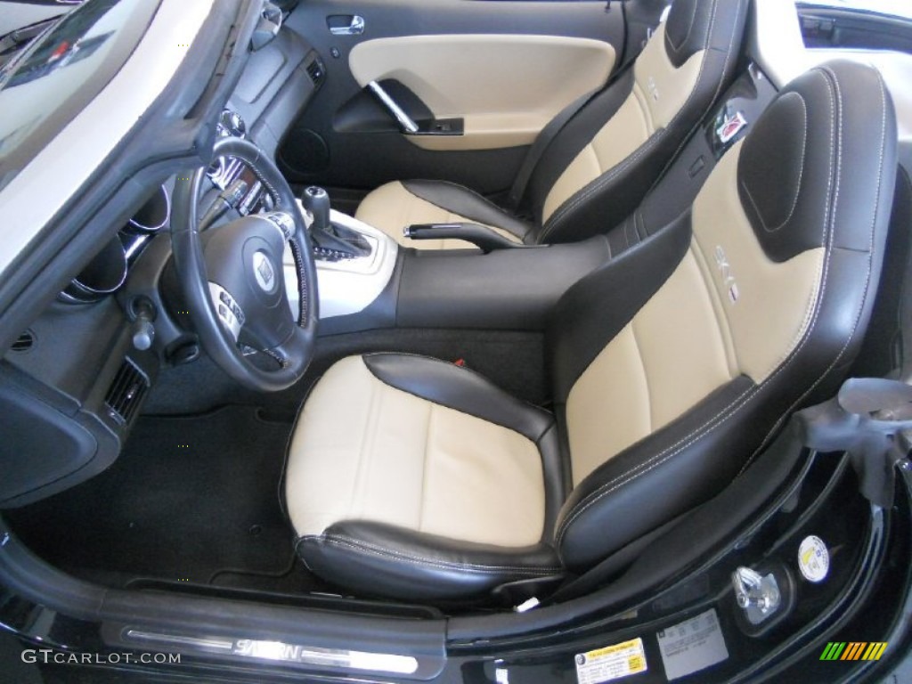 Tan Interior 2008 Saturn Sky Red Line Roadster Photo #51961760
