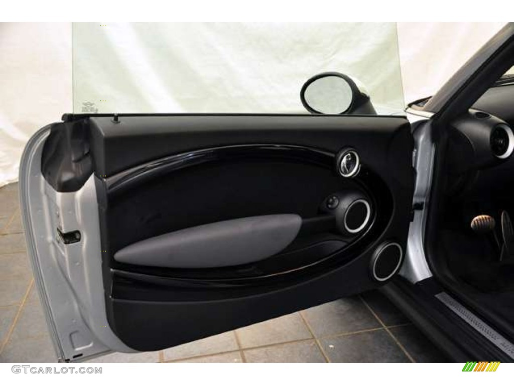 2009 Cooper S Hardtop - Pure Silver Metallic / Black/Grey photo #22