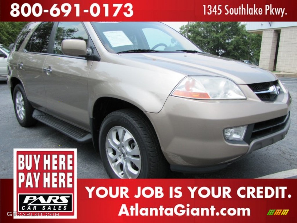 2003 MDX Touring - Sandstone Metallic / Saddle photo #4