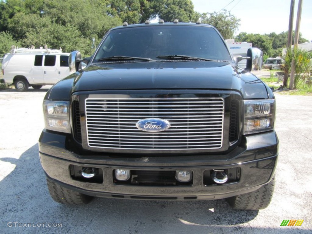 2006 F250 Super Duty Harley Davidson Crew Cab 4x4 - Black / Black photo #1