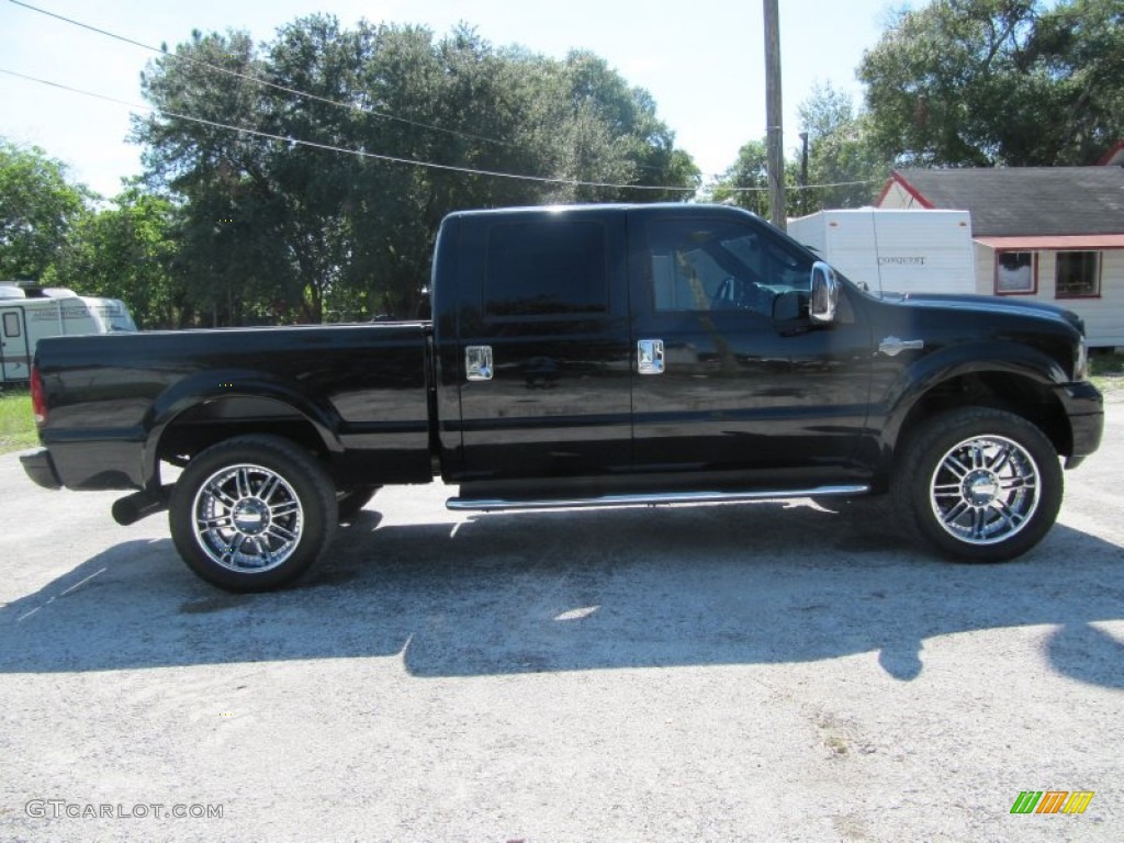 2006 F250 Super Duty Harley Davidson Crew Cab 4x4 - Black / Black photo #8