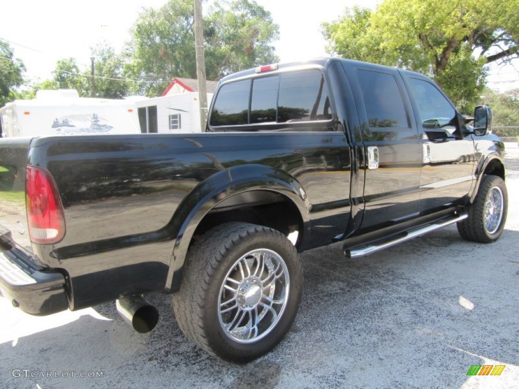 2006 F250 Super Duty Harley Davidson Crew Cab 4x4 - Black / Black photo #12