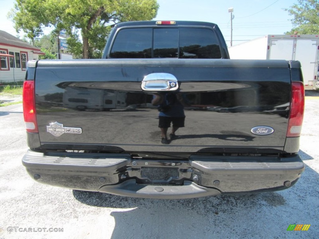 2006 F250 Super Duty Harley Davidson Crew Cab 4x4 - Black / Black photo #13