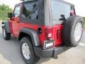 2011 Flame Red Jeep Wrangler Sport S 4x4  photo #2