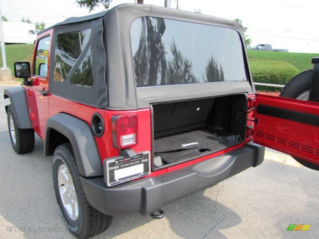 2011 Wrangler Sport S 4x4 - Flame Red / Black photo #8