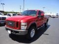 2008 Bright Red Ford F350 Super Duty FX4 SuperCab 4x4  photo #4