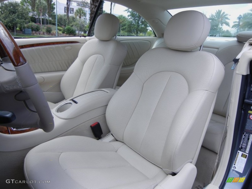 Stone Interior 2009 Mercedes-Benz CLK 550 Coupe Photo #51965093