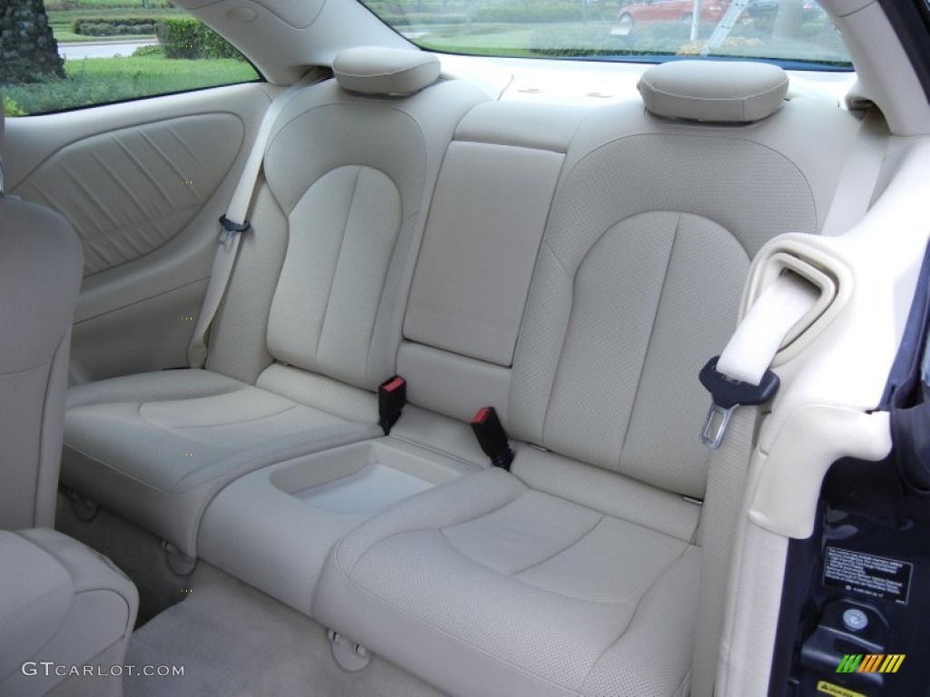 Stone Interior 2009 Mercedes-Benz CLK 550 Coupe Photo #51965111