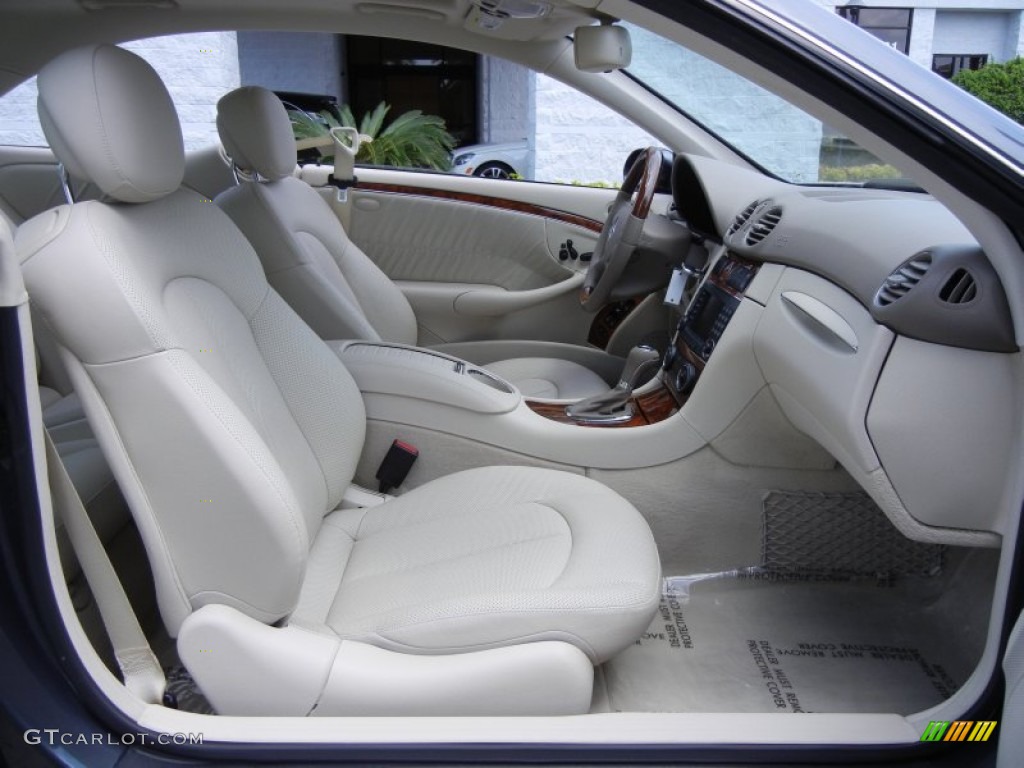 Stone Interior 2009 Mercedes-Benz CLK 550 Coupe Photo #51965126