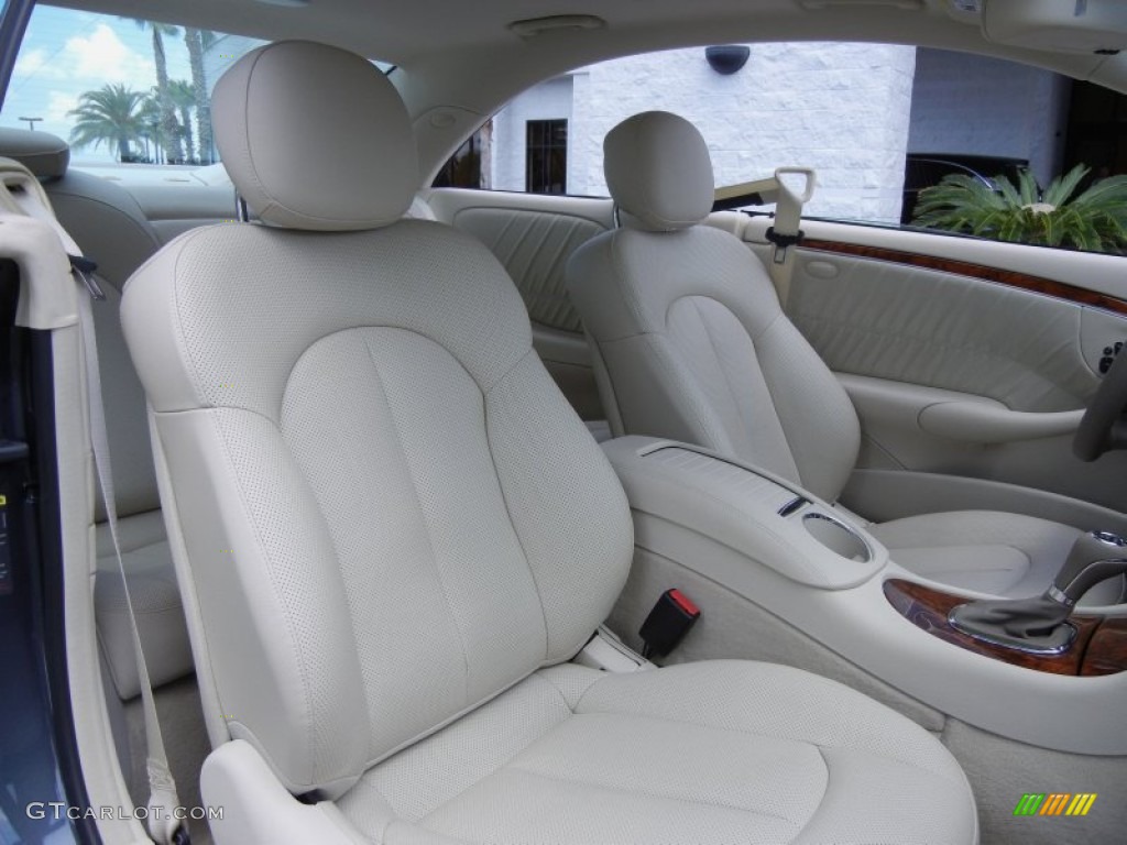 Stone Interior 2009 Mercedes-Benz CLK 550 Coupe Photo #51965143