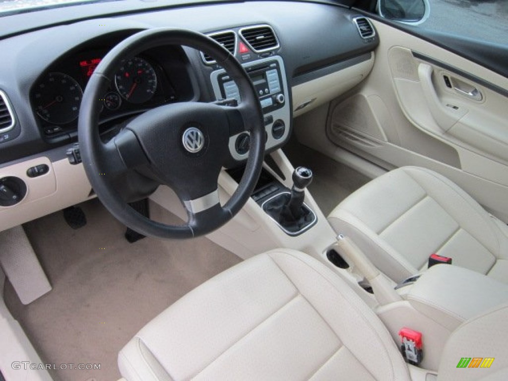 Cornsilk Beige Interior 2008 Volkswagen Eos 2.0T Photo #51965255