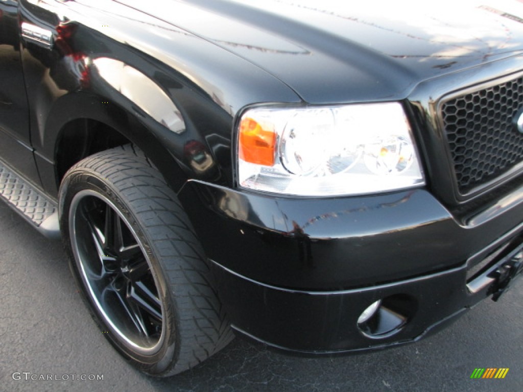 2006 F150 STX SuperCab - Black / Medium/Dark Flint photo #2