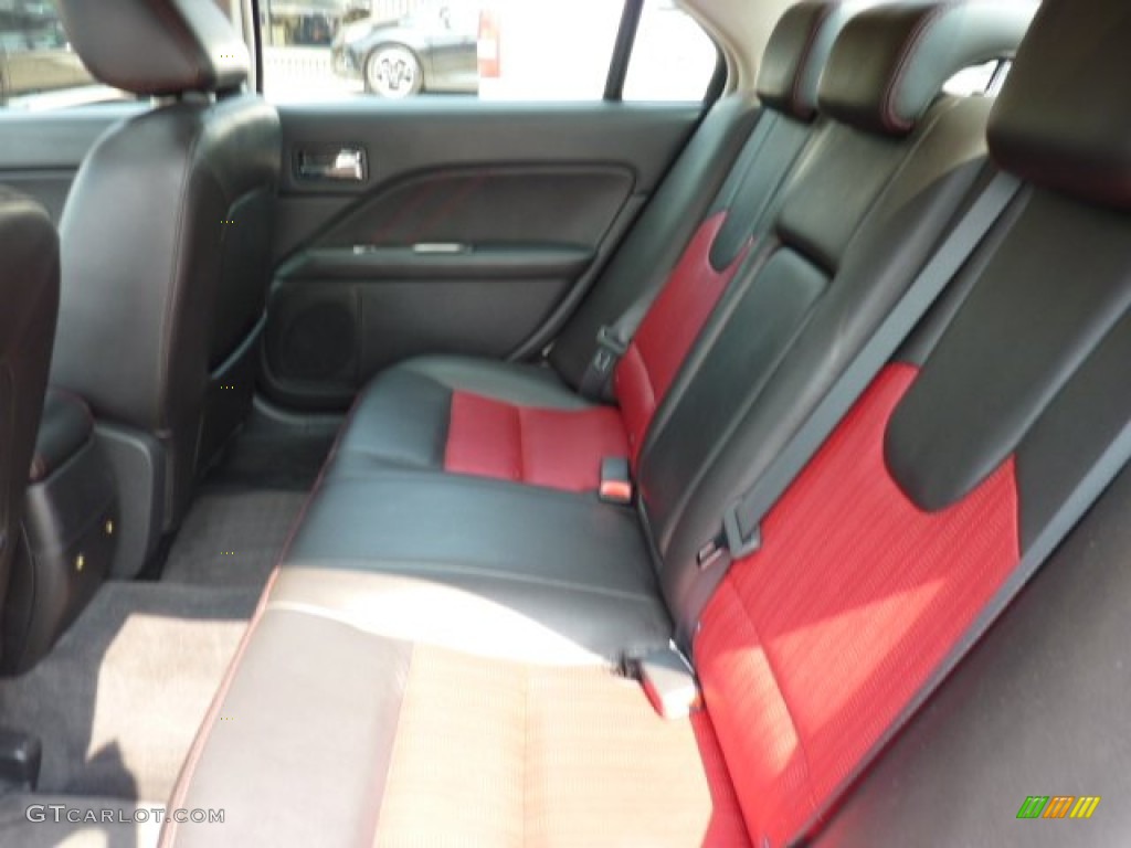 Charcoal Black/Sport Red Interior 2010 Ford Fusion Sport AWD Photo #51967358