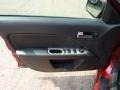 2010 Ford Fusion Charcoal Black/Sport Red Interior Door Panel Photo