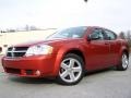 2008 Sunburst Orange Pearl Dodge Avenger SXT  photo #1