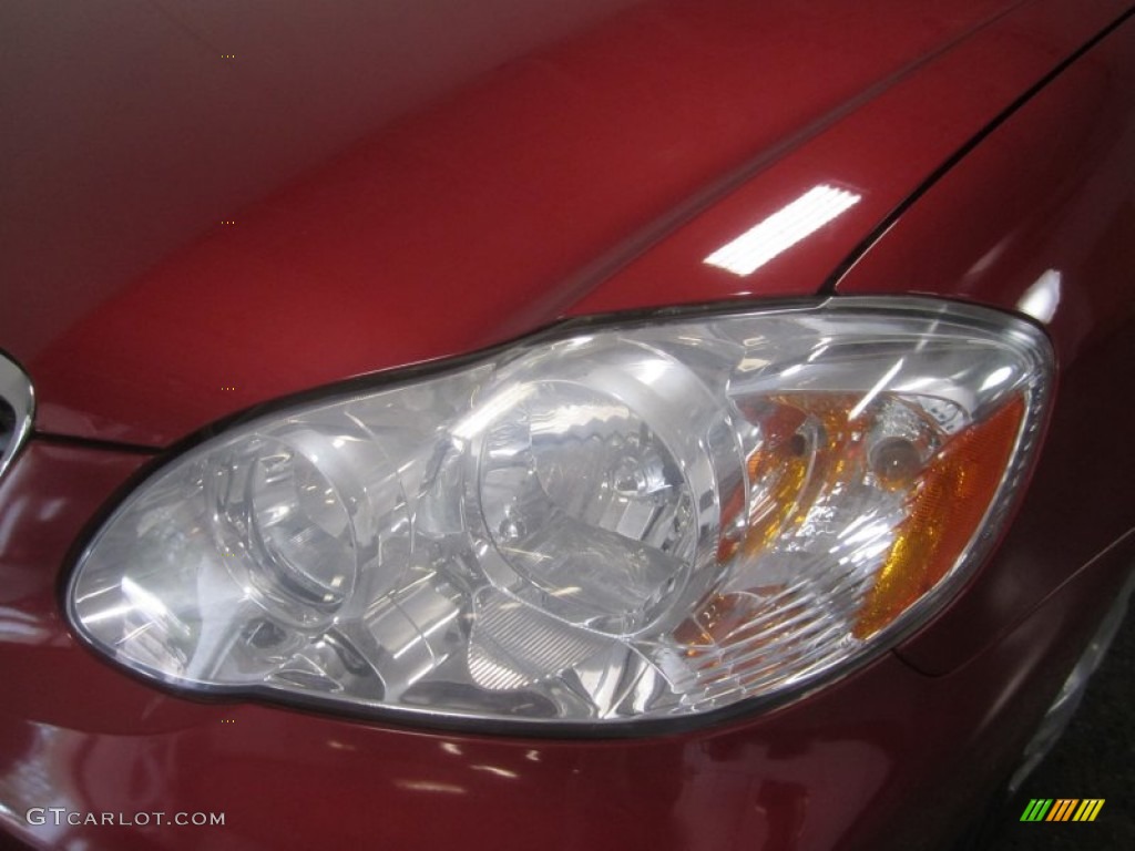 2008 Corolla CE - Barcelona Red / Stone photo #4