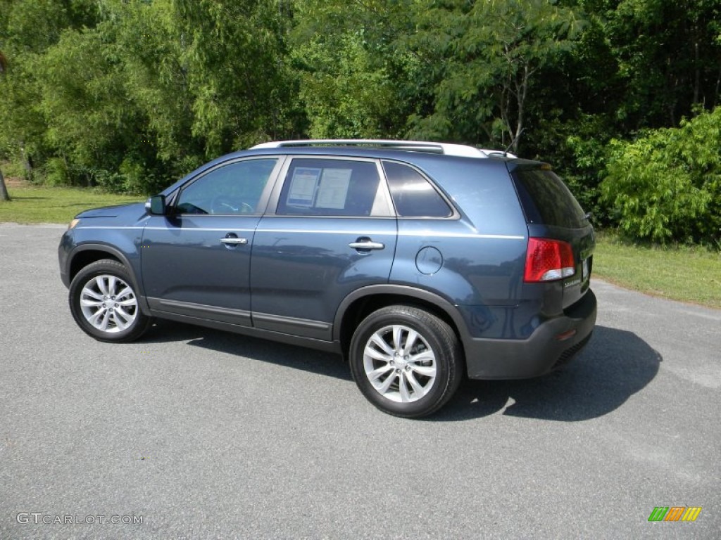 2011 Sorento LX V6 - Pacific Blue / Gray photo #9