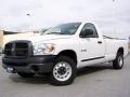 2008 Bright White Dodge Ram 1500 ST Regular Cab  photo #1