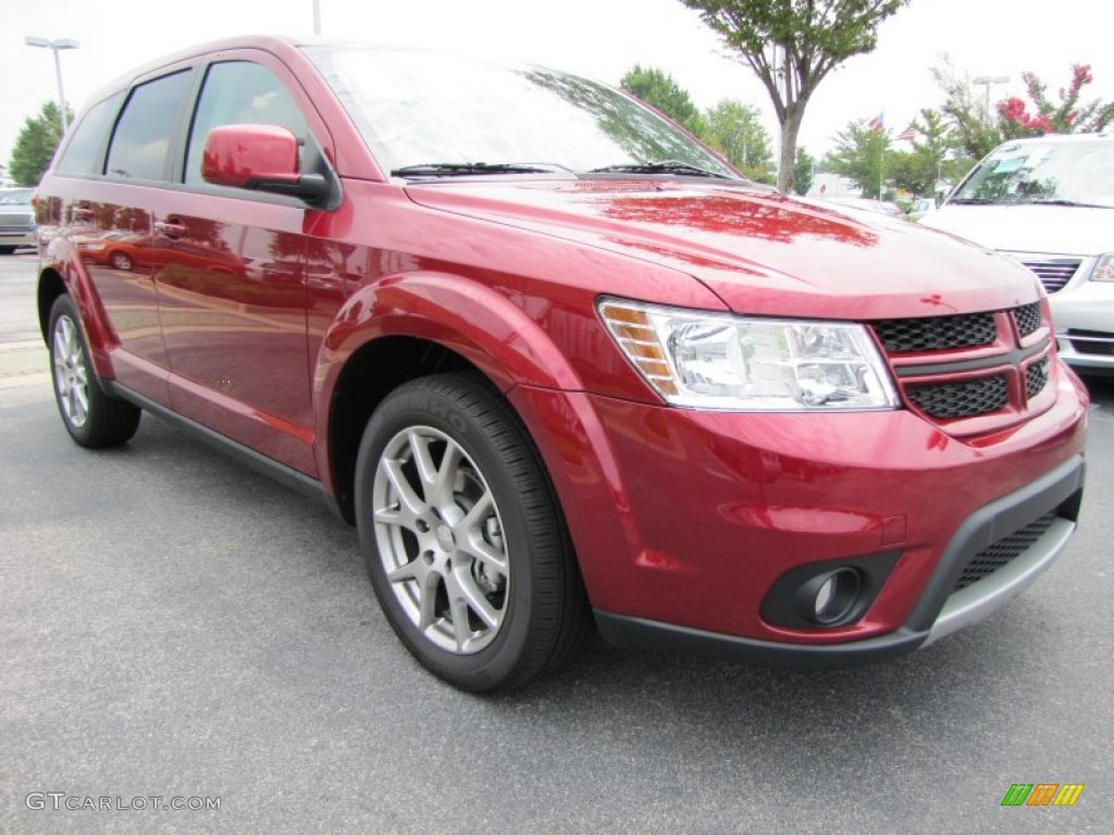 Deep Cherry Red Crystal Pearl 2011 Dodge Journey R/T Exterior Photo #51969647
