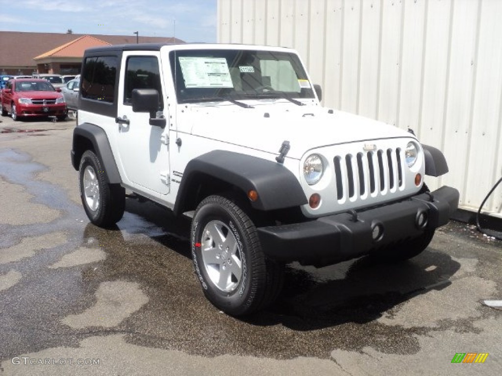 2011 Wrangler Sport S 4x4 - Bright White / Black photo #3