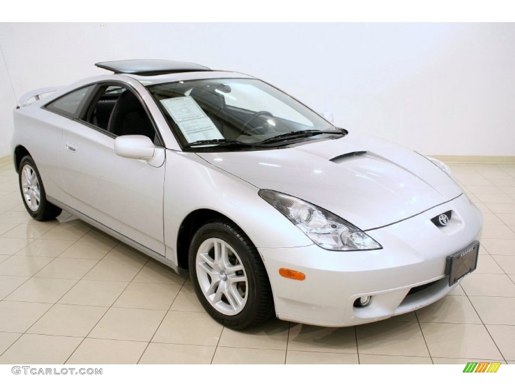 2001 Celica GT - Liquid Silver / Black/Silver photo #1