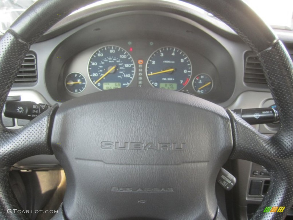 2004 Subaru Baja Turbo Dark Gray Steering Wheel Photo #51972032