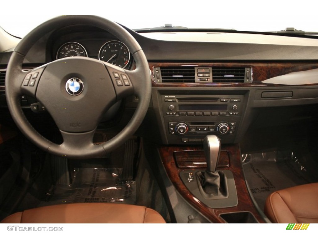 2008 3 Series 328xi Sedan - Black Sapphire Metallic / Saddle Brown/Black photo #16