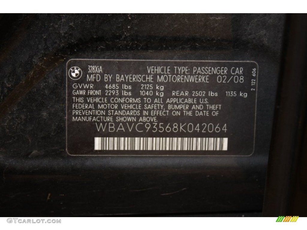 2008 3 Series 328xi Sedan - Black Sapphire Metallic / Saddle Brown/Black photo #19