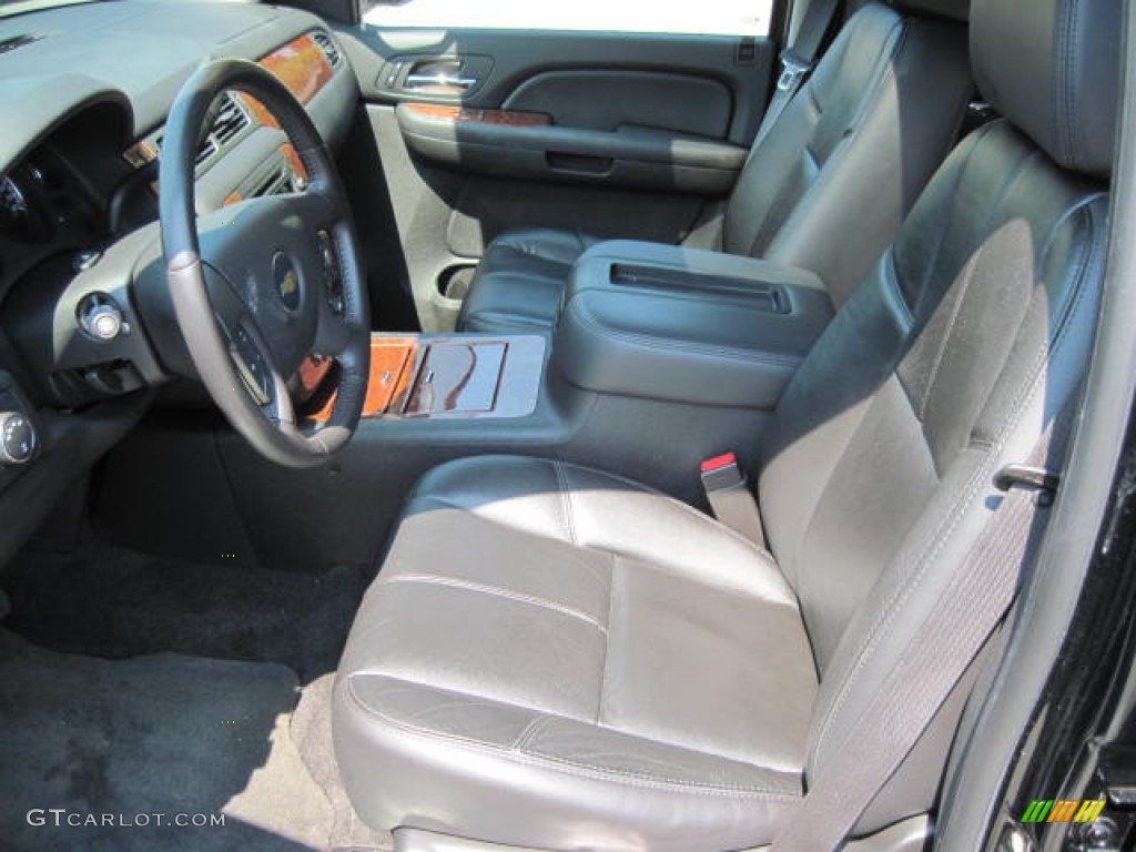 Ebony Interior 2007 Chevrolet Tahoe LTZ 4x4 Photo #51973319