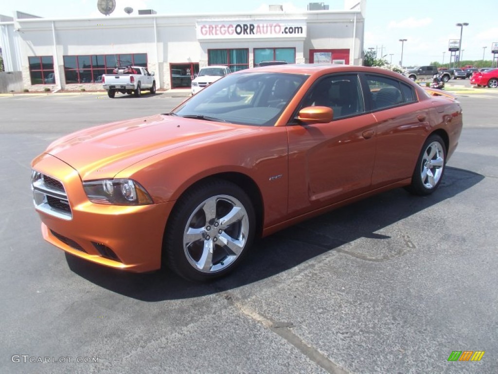 Toxic Orange Pearl Dodge Charger