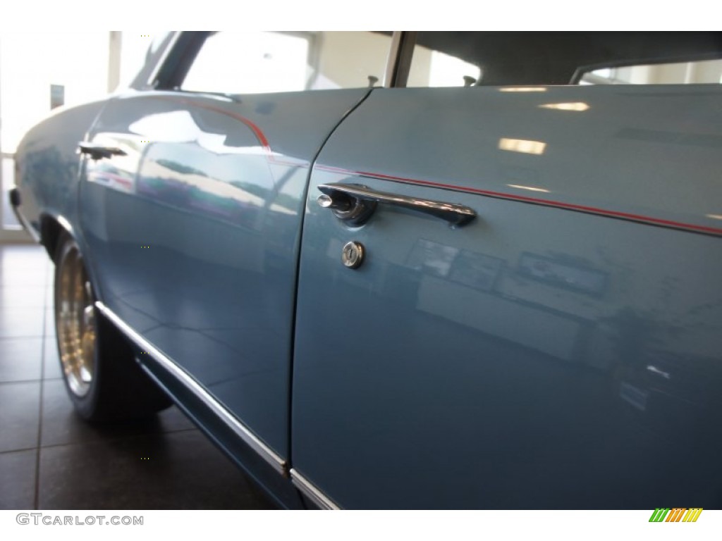 1967 Chevelle Malibu Sedan - Nantucket Blue Metallic / Medium Blue photo #11
