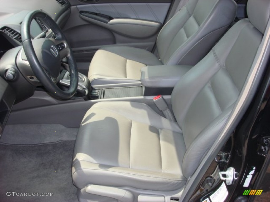 Gray Interior 2008 Honda Civic EX-L Sedan Photo #51973694