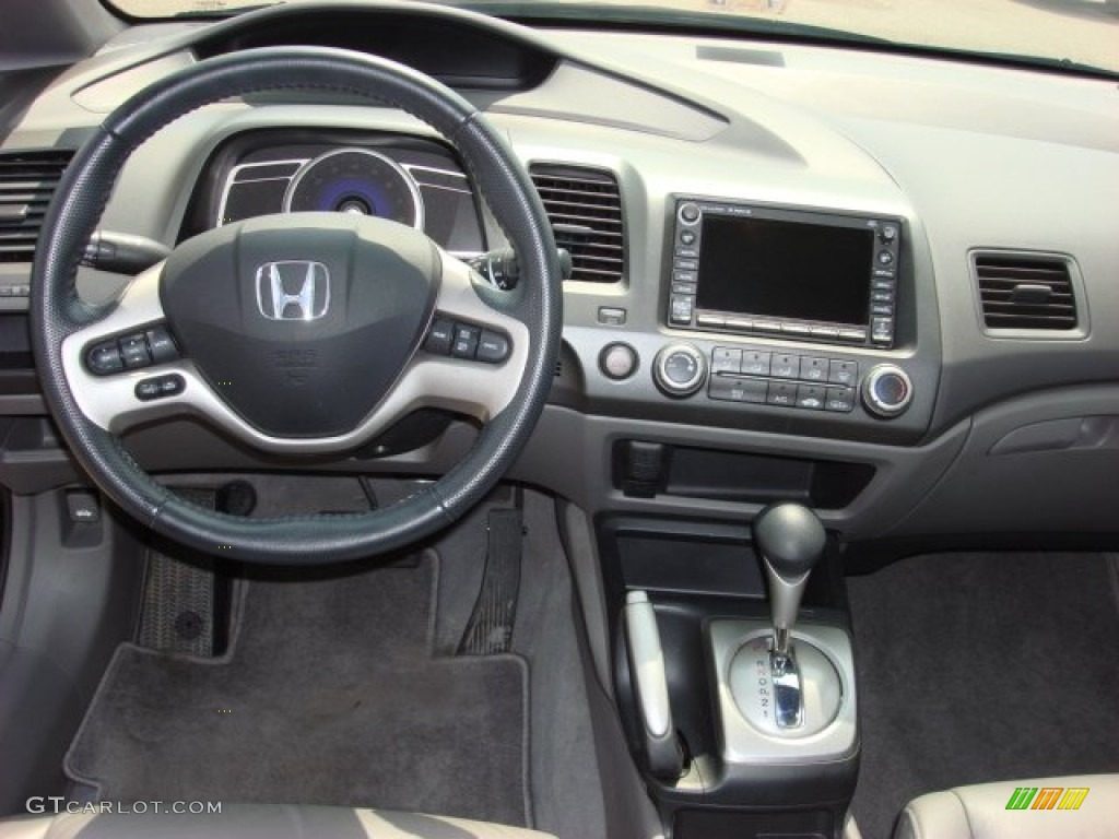 2008 Honda Civic EX-L Sedan Gray Dashboard Photo #51973721