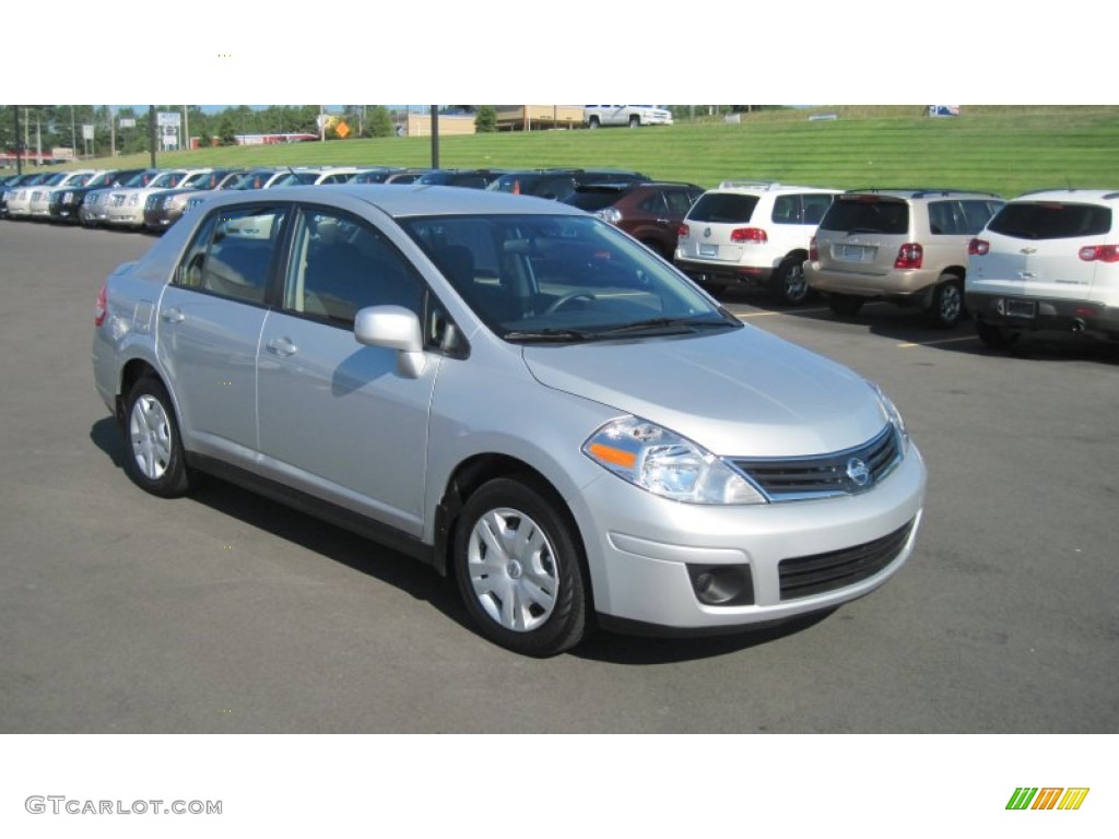 Brilliant Silver Metallic 2011 Nissan Versa 1.8 SL Sedan Exterior Photo #51975008