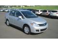 Brilliant Silver Metallic 2011 Nissan Versa 1.8 SL Sedan Exterior