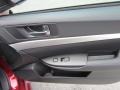Off-Black 2011 Subaru Legacy 2.5i Premium Door Panel
