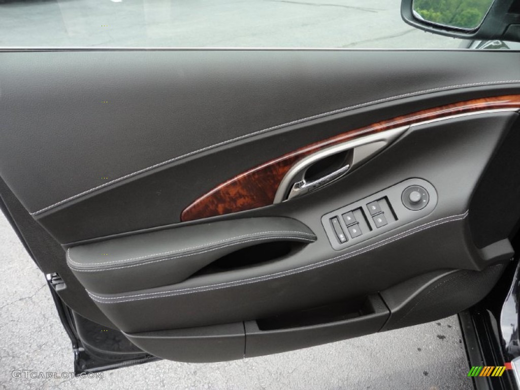 2012 Buick LaCrosse FWD Ebony Door Panel Photo #51975980