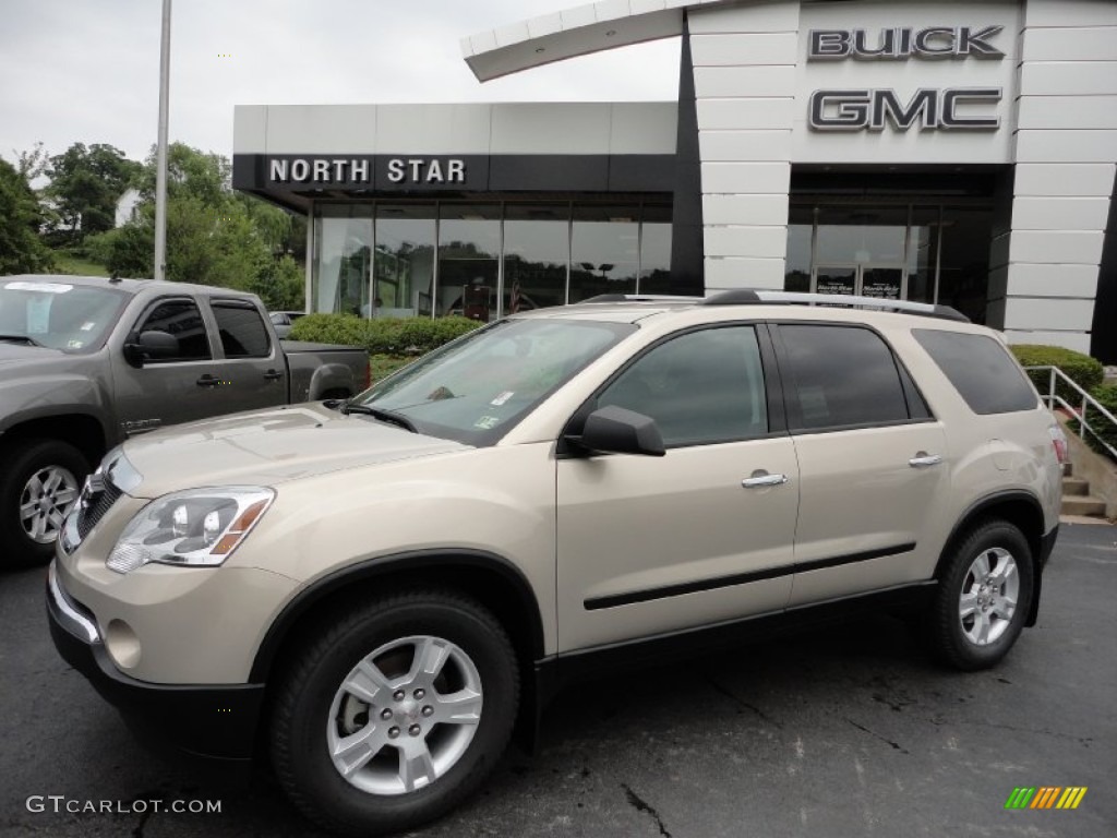 2011 Acadia SL AWD - Gold Mist Metallic / Ebony photo #1