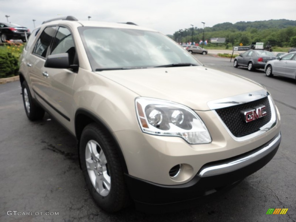 Gold Mist Metallic 2011 GMC Acadia SL AWD Exterior Photo #51976198