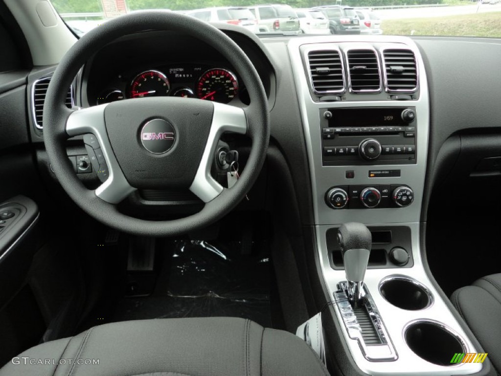 2011 GMC Acadia SL AWD Ebony Dashboard Photo #51976253