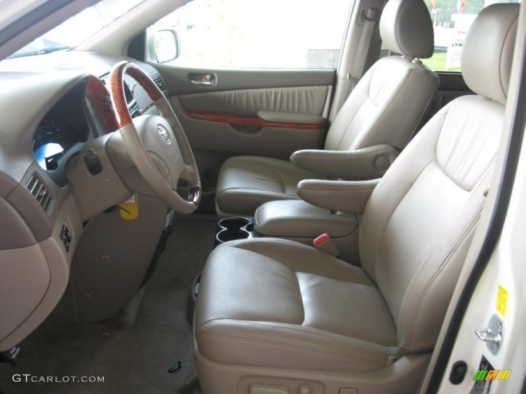Taupe Interior 2010 Toyota Sienna Limited Photo #51976397