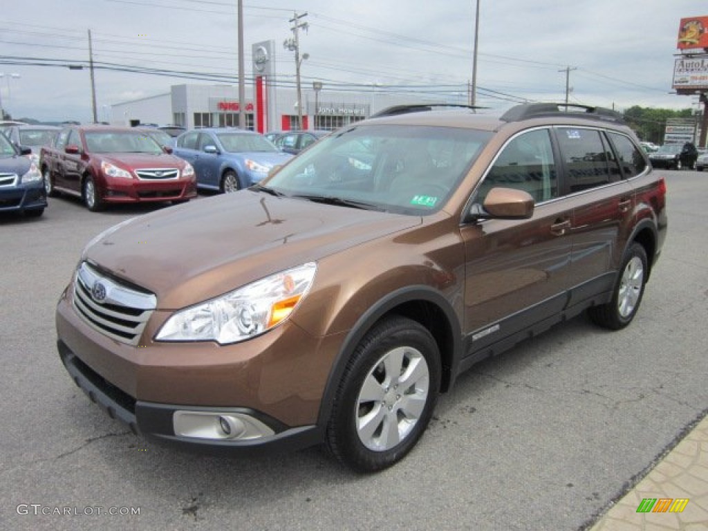 2011 Outback 2.5i Premium Wagon - Caramel Bronze Pearl / Warm Ivory photo #7