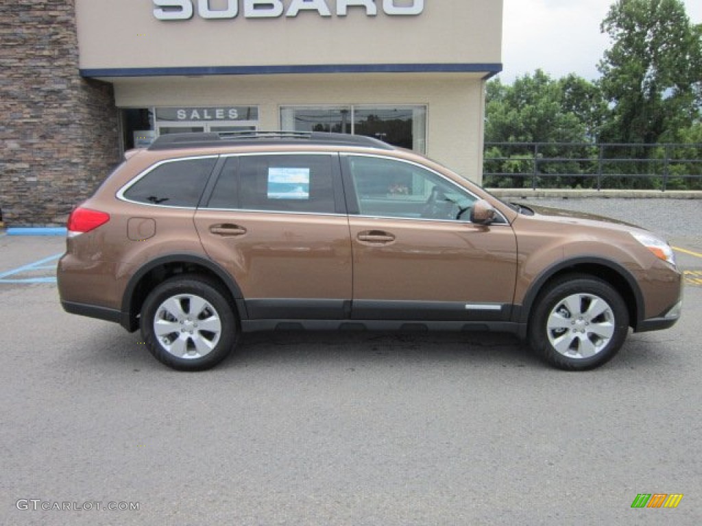 2011 Outback 2.5i Premium Wagon - Caramel Bronze Pearl / Warm Ivory photo #12