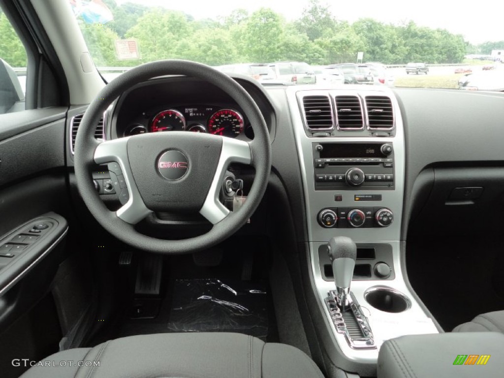 2011 GMC Acadia SL AWD Ebony Dashboard Photo #51976598