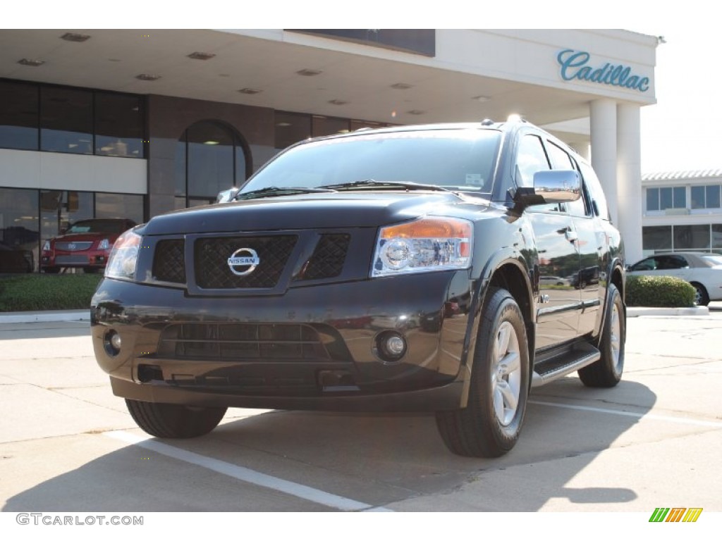 Galaxy Black Metallic Nissan Armada