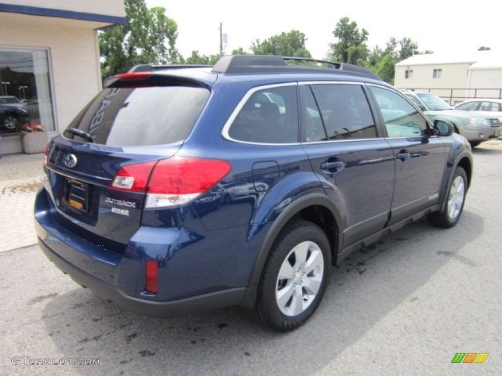 2011 Outback 2.5i Premium Wagon - Azurite Blue Pearl / Warm Ivory photo #11